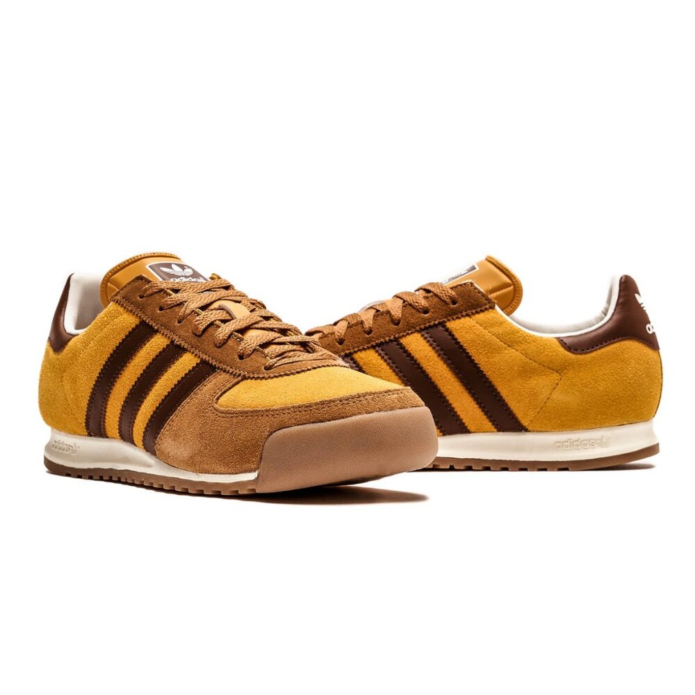 Rare! Adidas Allteam Sneakers Mens 8 Womens 9.5 Gold Tan Off-White Barely Worn
